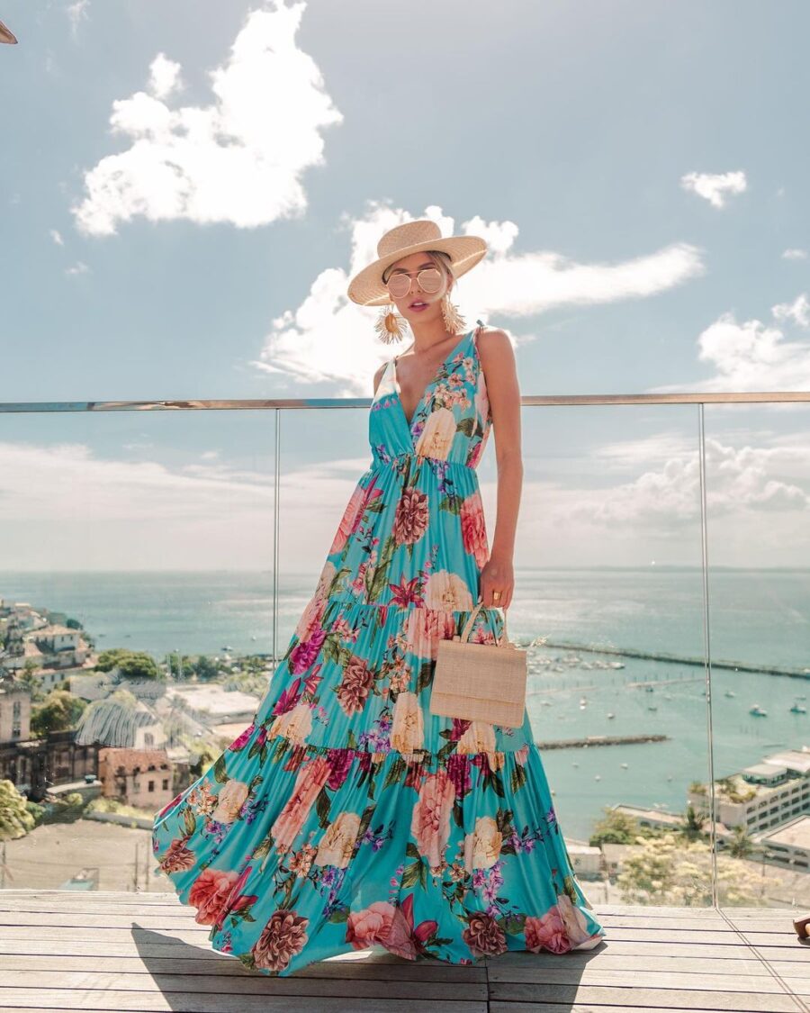 VESTIDO ELISA TURQUESA